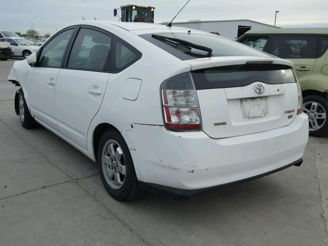 JTDKB20U550120790 - 2005 TOYOTA PRIUS WHITE photo 3