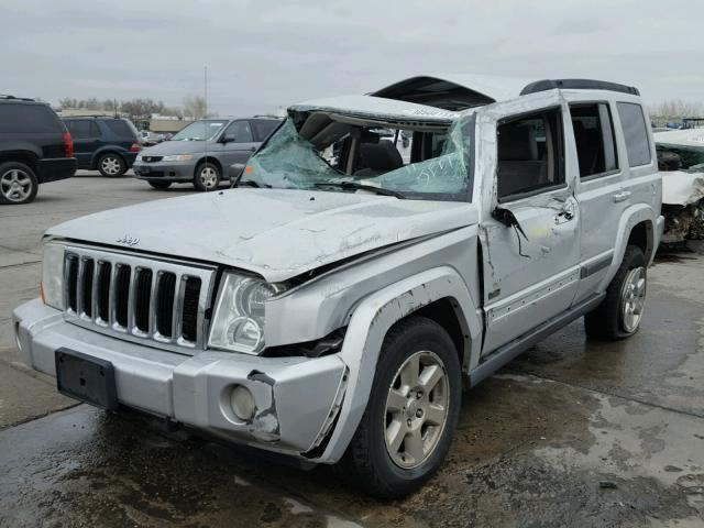 1J8HG48K57C647569 - 2007 JEEP COMMANDER SILVER photo 2