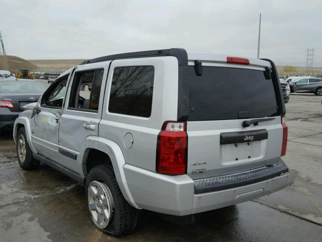 1J8HG48K57C647569 - 2007 JEEP COMMANDER SILVER photo 3