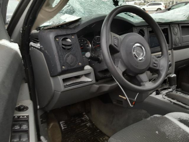 1J8HG48K57C647569 - 2007 JEEP COMMANDER SILVER photo 9