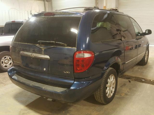 2C4GP54L81R414792 - 2001 CHRYSLER TOWN & COU BLUE photo 4