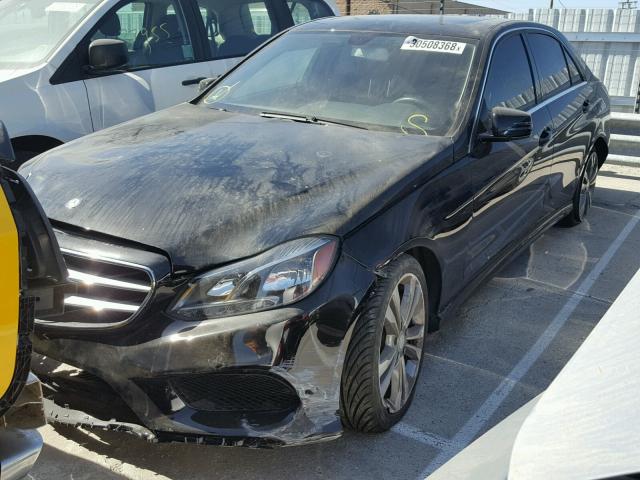 WDDHF5KB6EA866824 - 2014 MERCEDES-BENZ E 350 BLACK photo 2