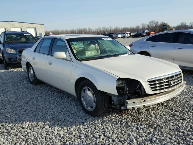 1G6KE57Y22U299752 - 2002 CADILLAC DEVILLE DH WHITE photo 1