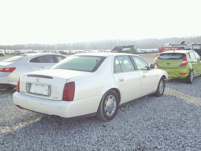 1G6KE57Y22U299752 - 2002 CADILLAC DEVILLE DH WHITE photo 4