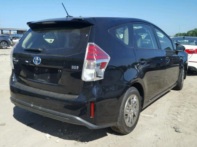 JTDZN3EU5FJ018146 - 2015 TOYOTA PRIUS V BLACK photo 4