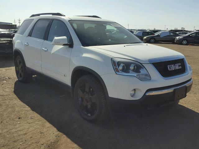 1GKLVMED0AJ178086 - 2010 GMC ACADIA SLT თეთრი ფოტო 1