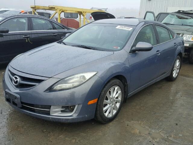 1YVHZ8CH2B5M21825 - 2011 MAZDA 6 I Bleu photo 2
