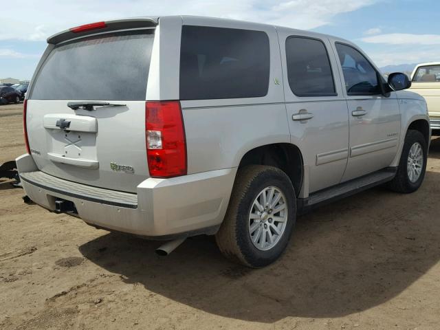 1GNFK13519R283221 - 2009 CHEVROLET TAHOE HYBR TAN photo 4