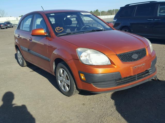 KNADE243696494665 - 2009 KIA RIO 5 SX ORANGE photo 1