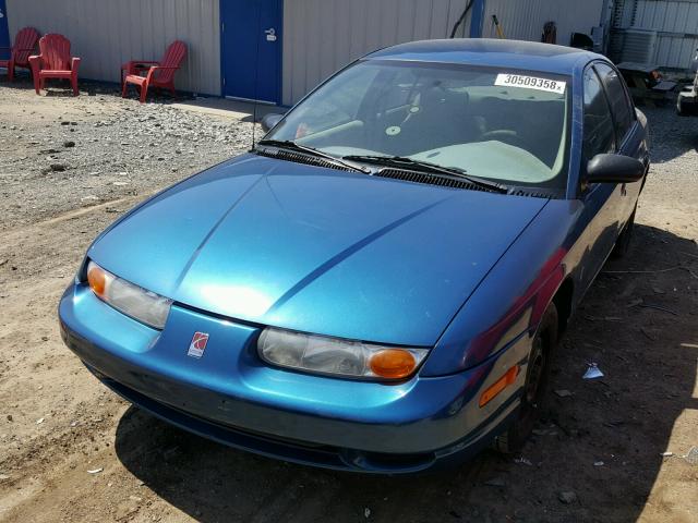 1G8ZF52802Z211360 - 2002 SATURN SL BLUE photo 2