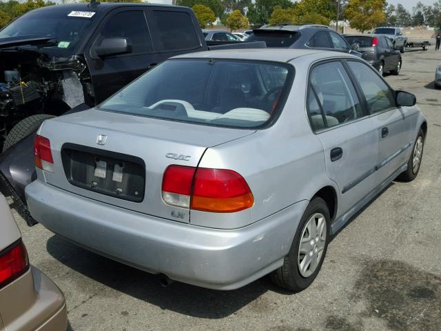 2HGEJ6672VH575361 - 1997 HONDA CIVIC LX SILVER photo 4