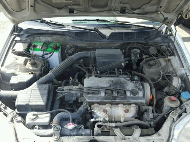 2HGEJ6672VH575361 - 1997 HONDA CIVIC LX SILVER photo 7