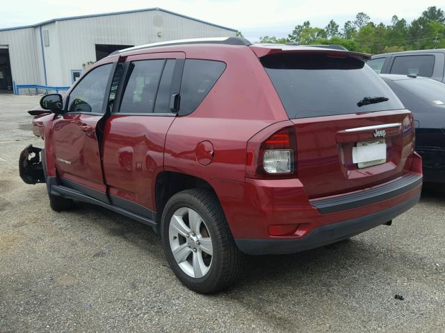 1C4NJCBB1ED694362 - 2014 JEEP COMPASS SP RED photo 3