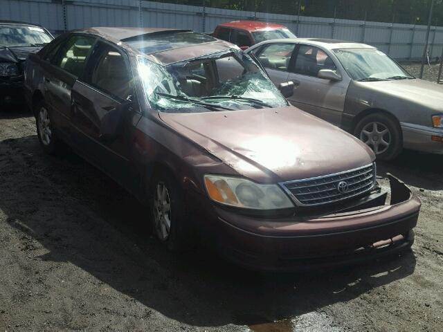 4T1BF28B13U281906 - 2003 TOYOTA AVALON XL BURGUNDY photo 1