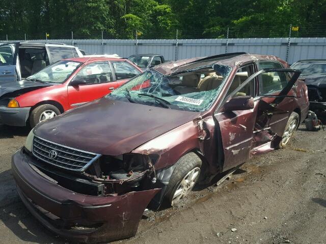 4T1BF28B13U281906 - 2003 TOYOTA AVALON XL BURGUNDY photo 2