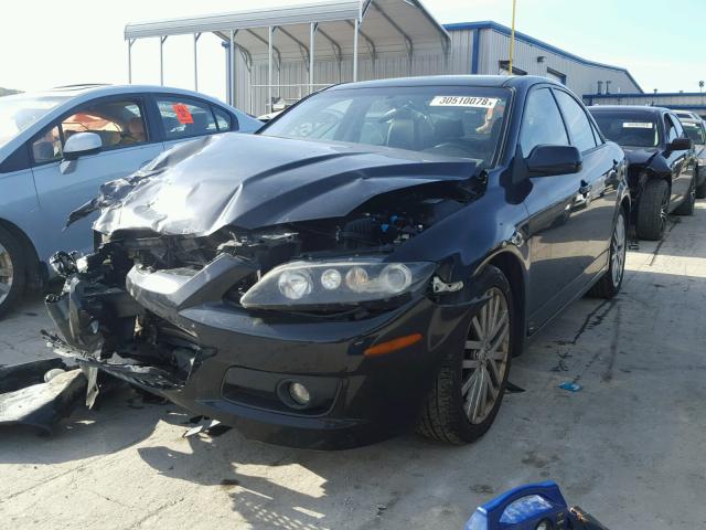 JM1GG12L671110336 - 2007 MAZDA SPEED 6 BLACK photo 2