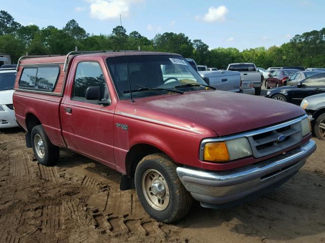 1FTCR10A9STA64203 - 1995 FORD RANGER MAROON photo 1