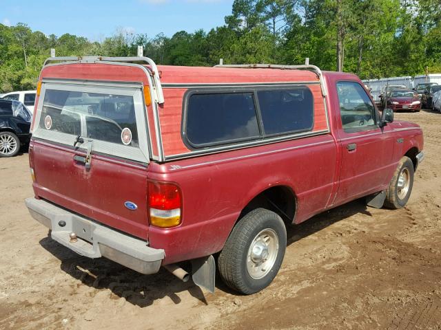 1FTCR10A9STA64203 - 1995 FORD RANGER MAROON photo 4