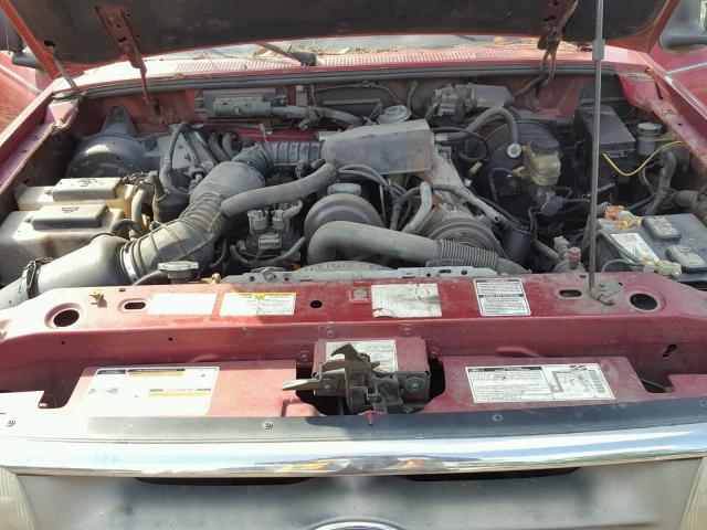 1FTCR10A9STA64203 - 1995 FORD RANGER MAROON photo 7