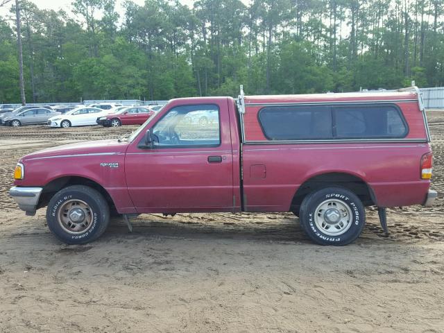 1FTCR10A9STA64203 - 1995 FORD RANGER MAROON photo 9