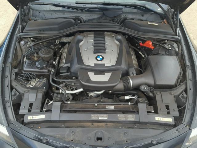 WBAEB53538CX62329 - 2008 BMW 650 I BLACK photo 7