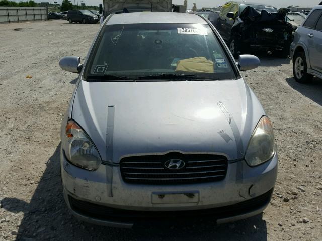 KMHCN46CX9U289008 - 2009 HYUNDAI ACCENT GLS GRAY photo 9