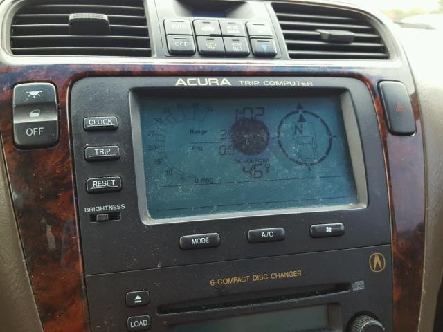 2HNYD18621H513361 - 2001 ACURA MDX TOURIN BLACK photo 9