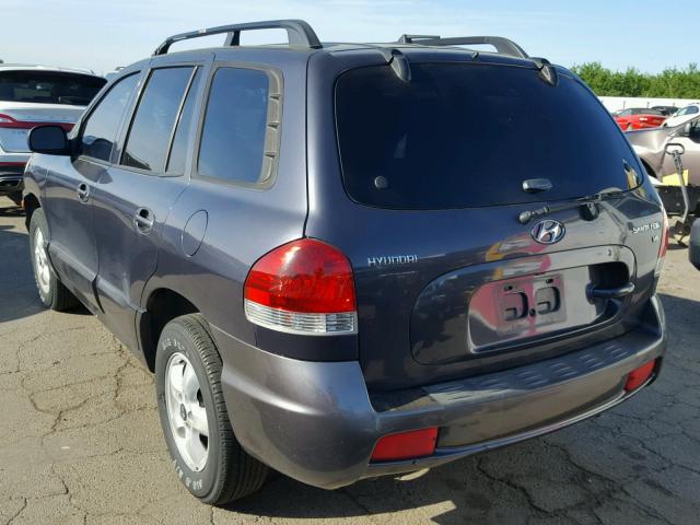 KM8SC13D85U021159 - 2005 HYUNDAI SANTA FE G TWO TONE photo 3