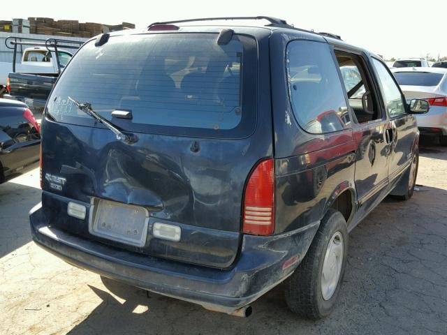 4N2DN11W9PD840757 - 1993 NISSAN QUEST GXE BLACK photo 4