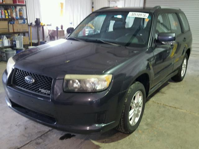 JF1SG66658H722828 - 2008 SUBARU FORESTER S Մոխրագույն լուսանկար 2