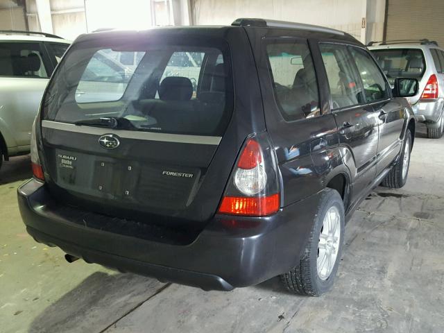 JF1SG66658H722828 - 2008 SUBARU FORESTER S Մոխրագույն լուսանկար 4