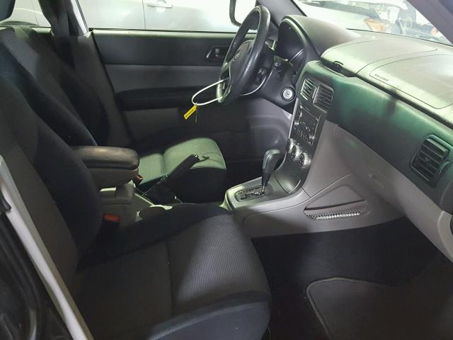JF1SG66658H722828 - 2008 SUBARU FORESTER S Մոխրագույն լուսանկար 5