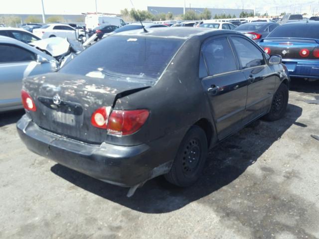 1NXBR32E13Z024082 - 2003 TOYOTA COROLLA CE BLACK photo 4