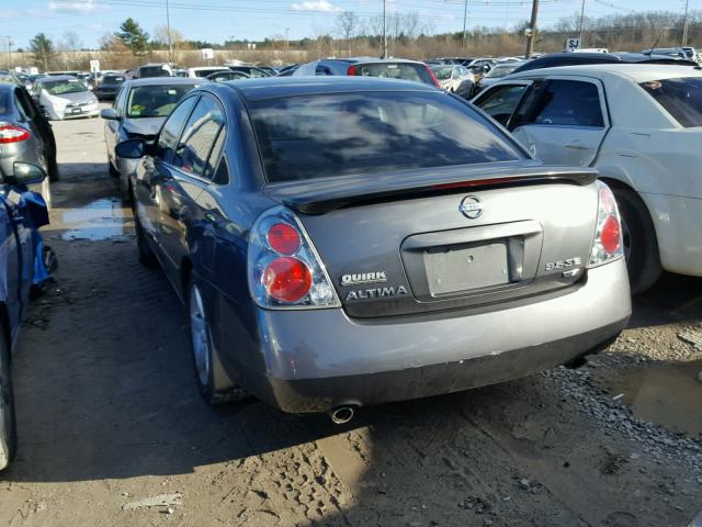 1N4BL11D35C360432 - 2005 NISSAN ALTIMA SE GRAY photo 3