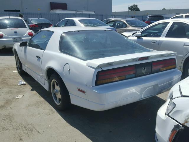 1G2FS21S3KL236325 - 1989 PONTIAC FIREBIRD WHITE photo 3