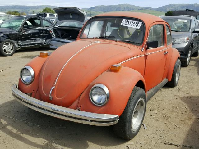 1132019039 - 1973 VOLKSWAGEN BEETLE ORANGE photo 2