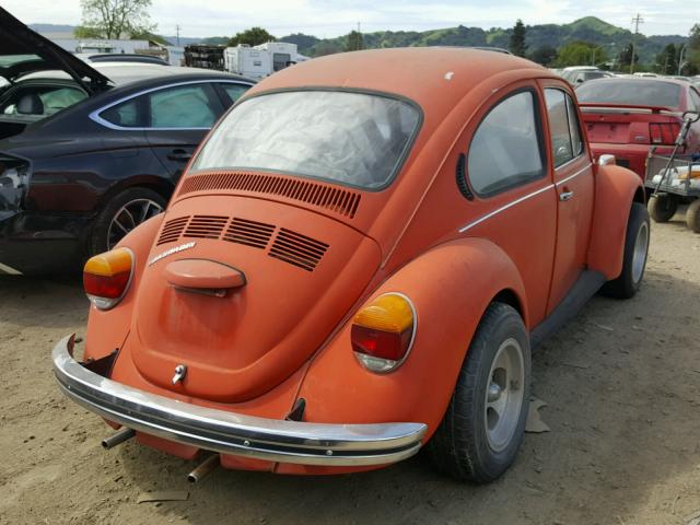 1132019039 - 1973 VOLKSWAGEN BEETLE ORANGE photo 4