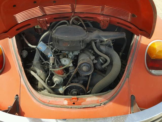 1132019039 - 1973 VOLKSWAGEN BEETLE ORANGE photo 7