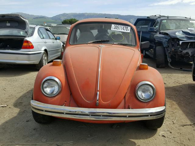 1132019039 - 1973 VOLKSWAGEN BEETLE ORANGE photo 9