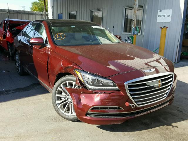 KMHGN4JE4FU054271 - 2015 HYUNDAI GENESIS 3. BURGUNDY photo 1