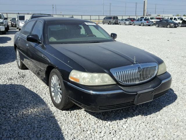 1LNHM82W73Y623575 - 2003 LINCOLN TOWN CAR S BLACK photo 1