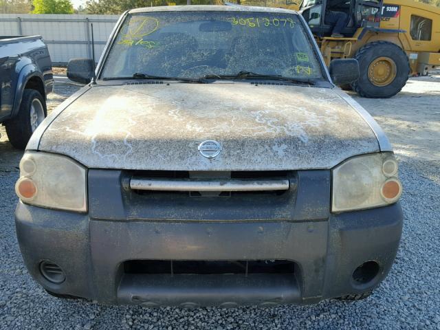 1N6ED29X82C342784 - 2002 NISSAN FRONTIER C SILVER photo 9