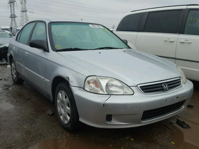 2HGEJ6618YH550853 - 2000 HONDA CIVIC BASE SILVER photo 1