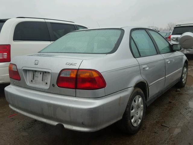 2HGEJ6618YH550853 - 2000 HONDA CIVIC BASE SILVER photo 4