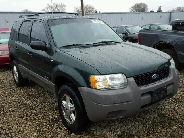 1FMYU02112KB23628 - 2002 FORD ESCAPE XLS GREEN photo 1