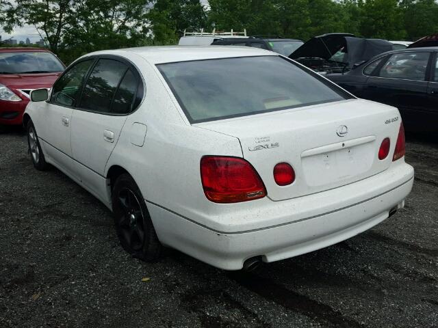 JT8BD69S740193661 - 2004 LEXUS GS 300 WHITE photo 3