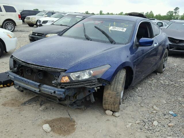 1HGCS218X9A005951 - 2009 HONDA ACCORD EXL BLUE photo 2