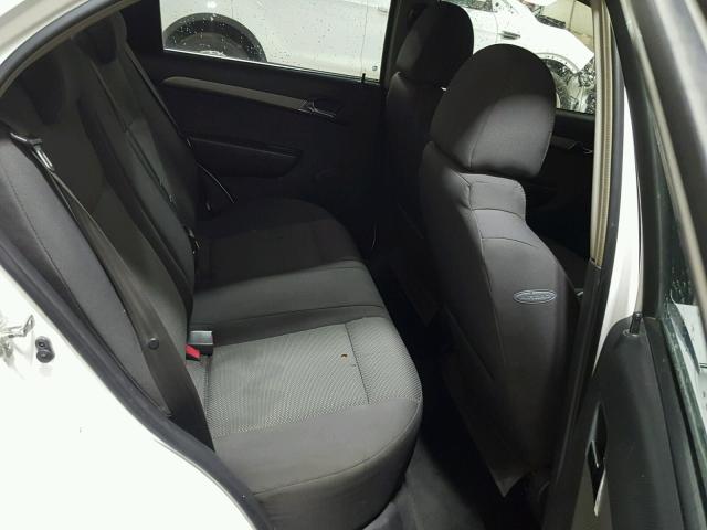 KL1TD56E59B661131 - 2009 CHEVROLET AVEO LS WHITE photo 6