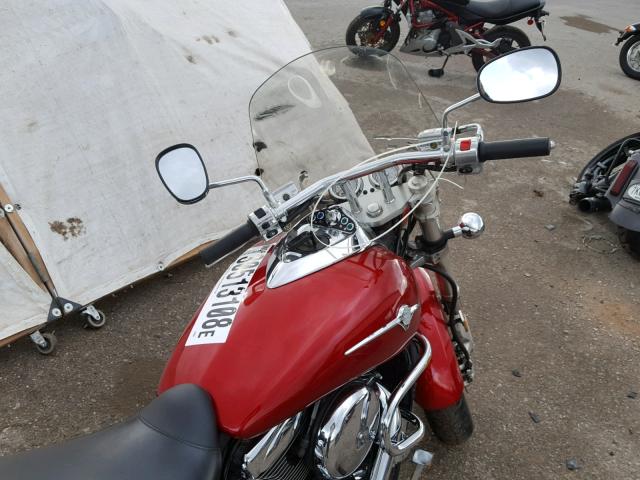 JKBVNKB128A019041 - 2008 KAWASAKI VN1600 B RED photo 5