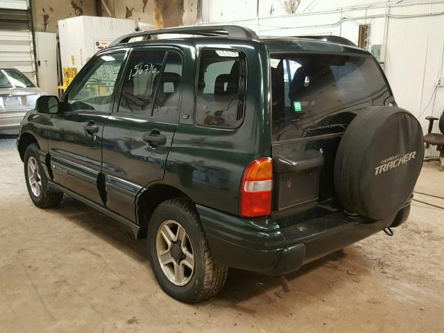 2CNBJ634436906246 - 2003 CHEVROLET TRACKER LT GREEN photo 3